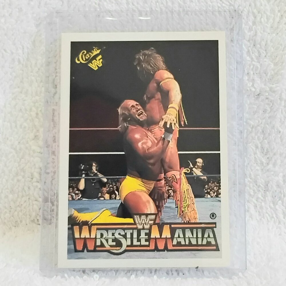 5/$20 Ex. 1990 Classic Hogan & Ultimate Warrior WrestleMania VI WWF Card 135!!